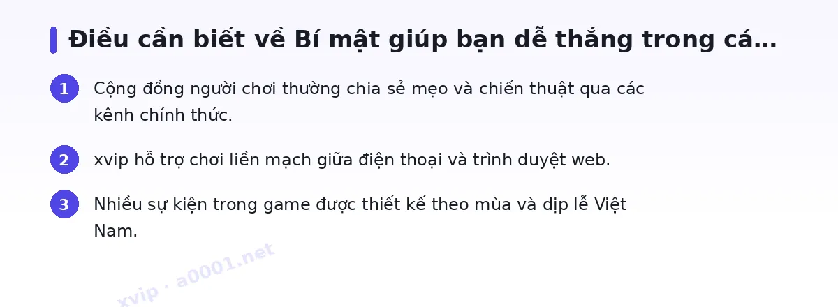 Những điều cần biết về xvip