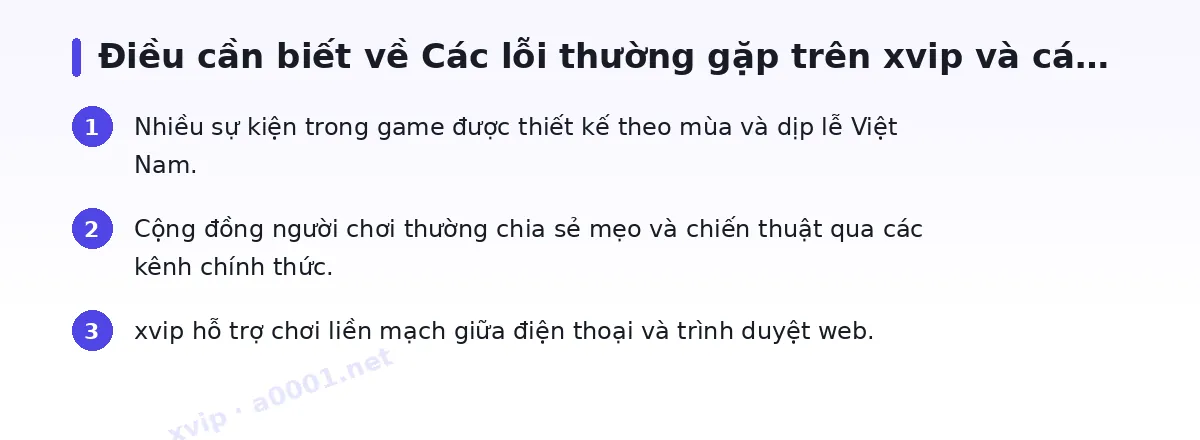 Những điều cần biết về xvip