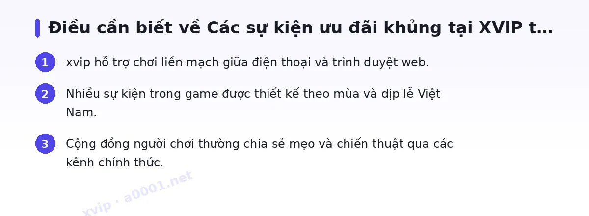 Những điều cần biết về xvip