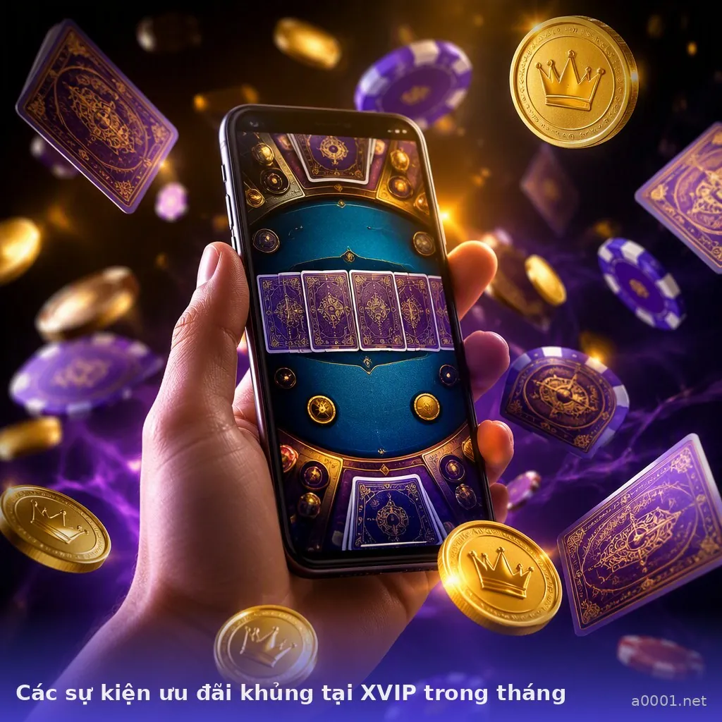 Các sự kiện ưu đãi khủng tại XVIP trong tháng