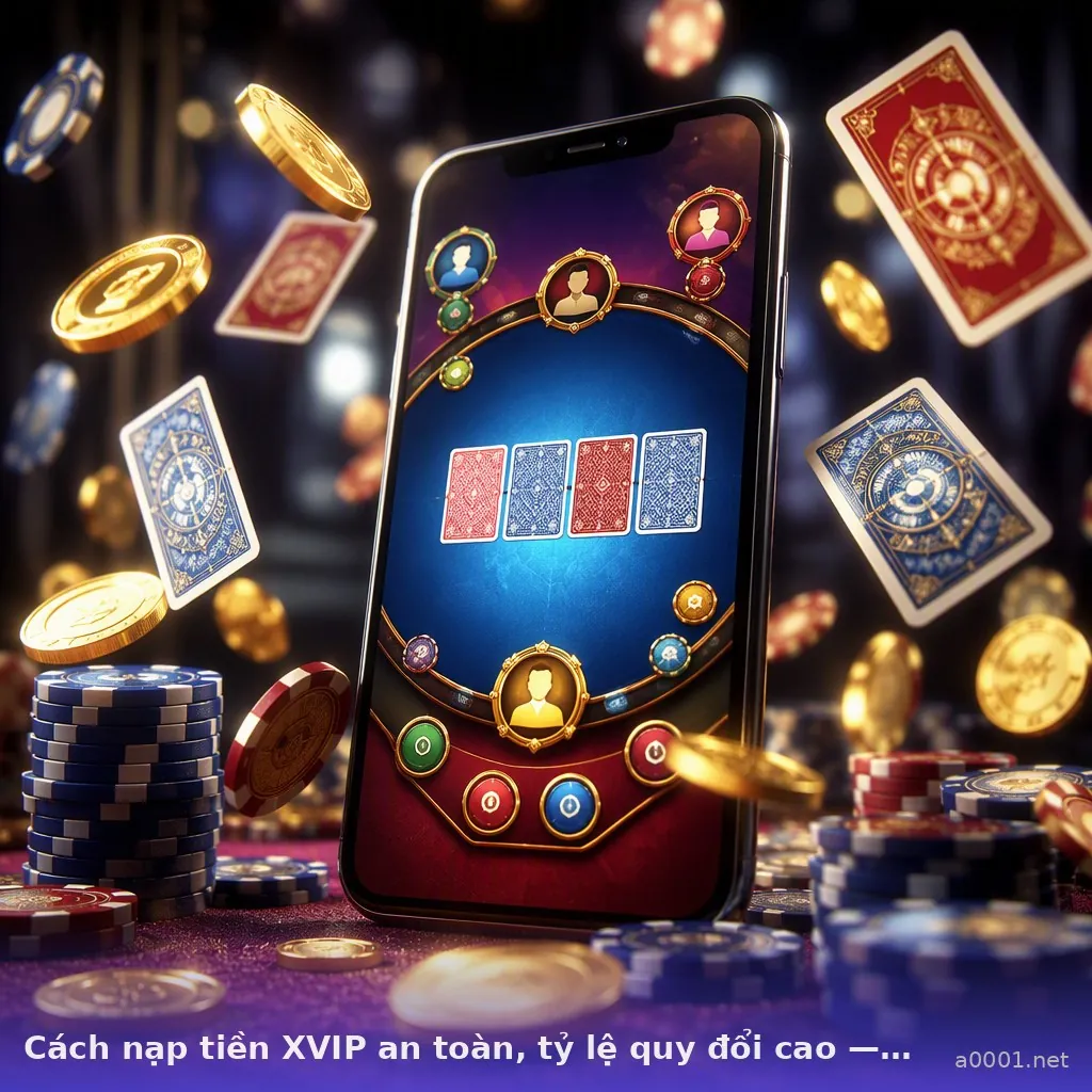 Cách nạp tiền XVIP an toàn, tỷ lệ quy đổi cao — xvip · ảnh 1