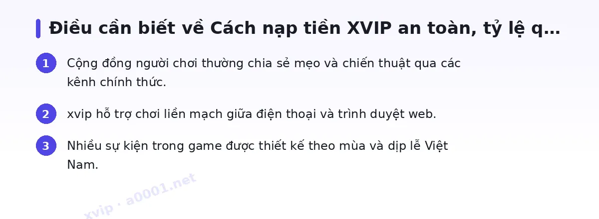 Những điều cần biết về xvip