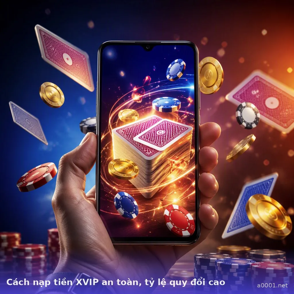 Cách nạp tiền XVIP an toàn, tỷ lệ quy đổi cao