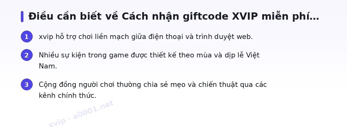 Những điều cần biết về xvip
