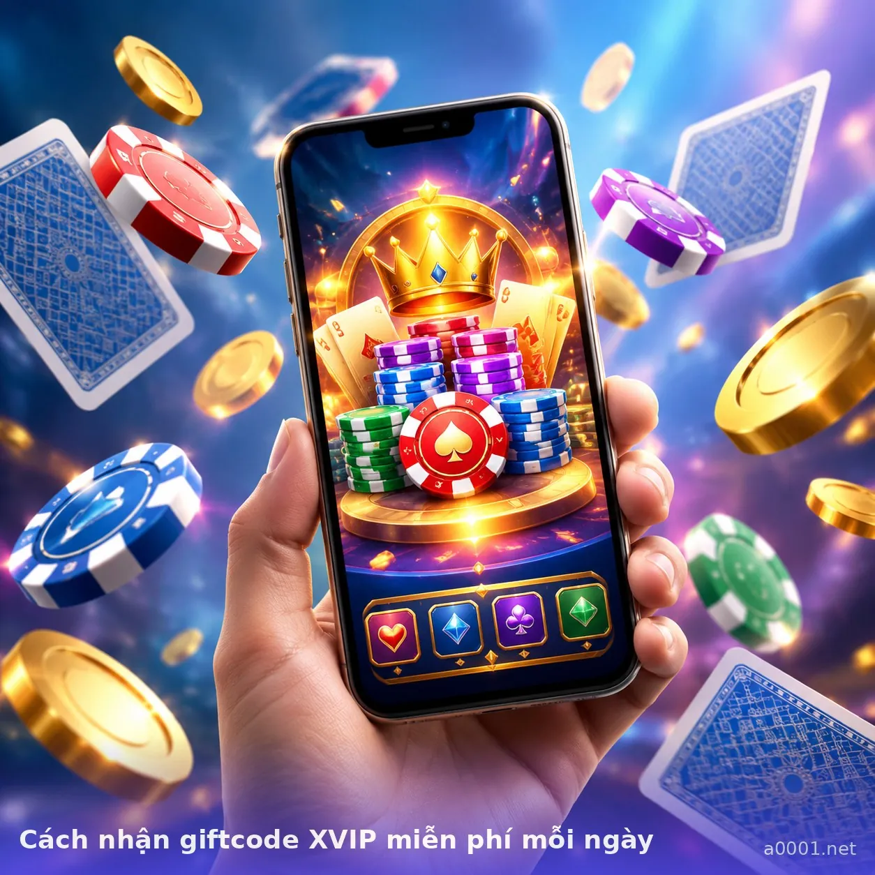 Cách nhận giftcode XVIP miễn phí mỗi ngày
