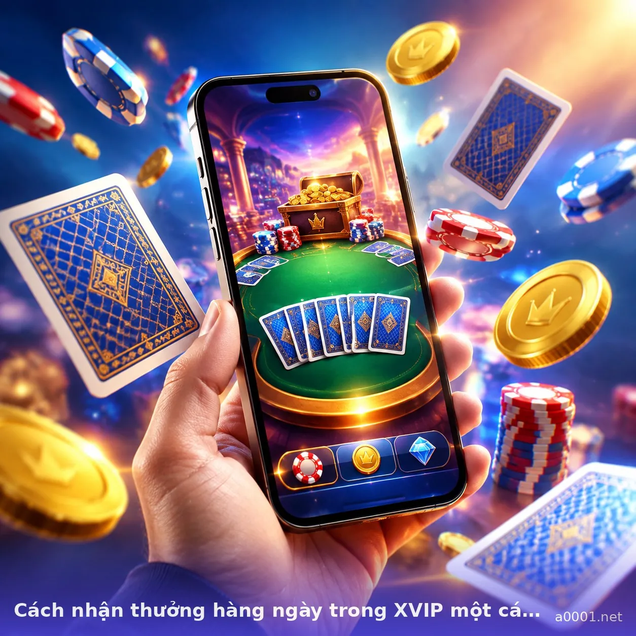 Cách nhận thưởng hàng ngày trong XVIP một cách tự động — xvip · ảnh 2