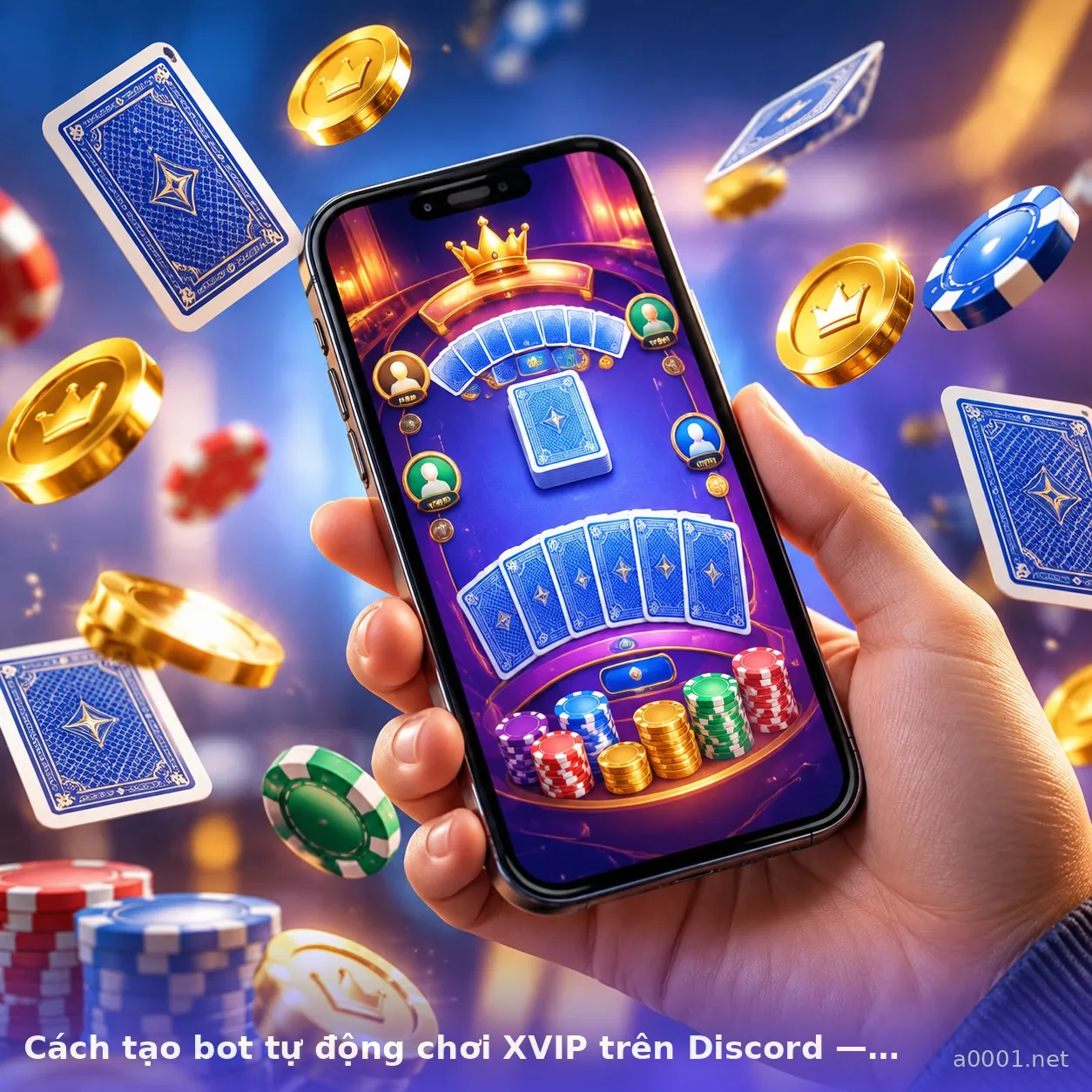 Cách tạo bot tự động chơi XVIP trên Discord — xvip · ảnh 1