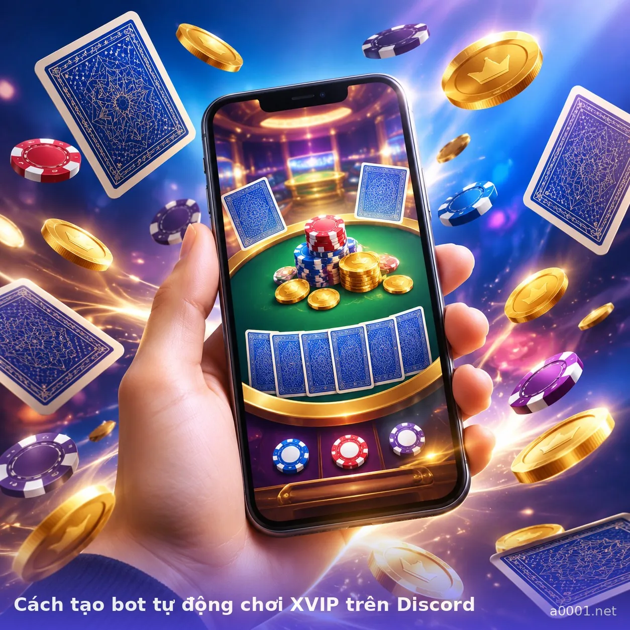 Cách tạo bot tự động chơi XVIP trên Discord