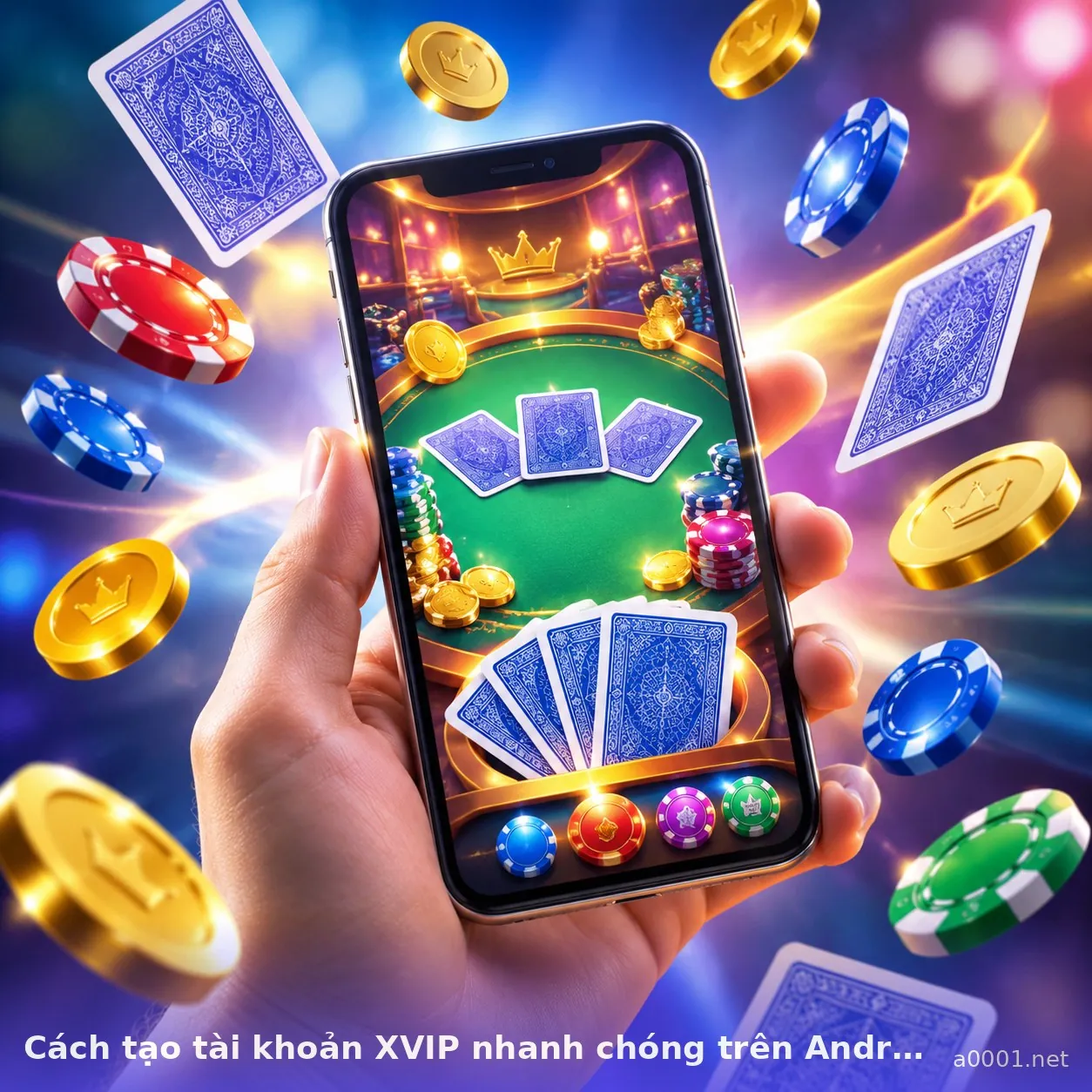 Cách tạo tài khoản XVIP nhanh chóng trên Android — xvip · ảnh 1
