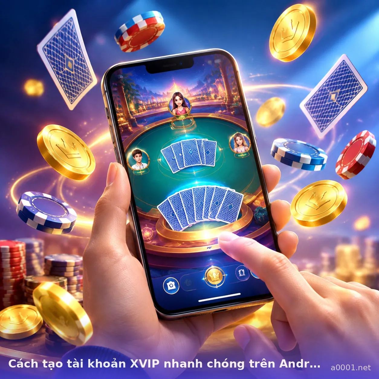 Cách tạo tài khoản XVIP nhanh chóng trên Android — xvip · ảnh 2