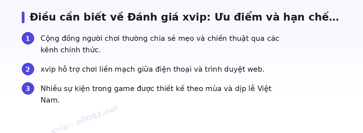 Những điều cần biết về xvip
