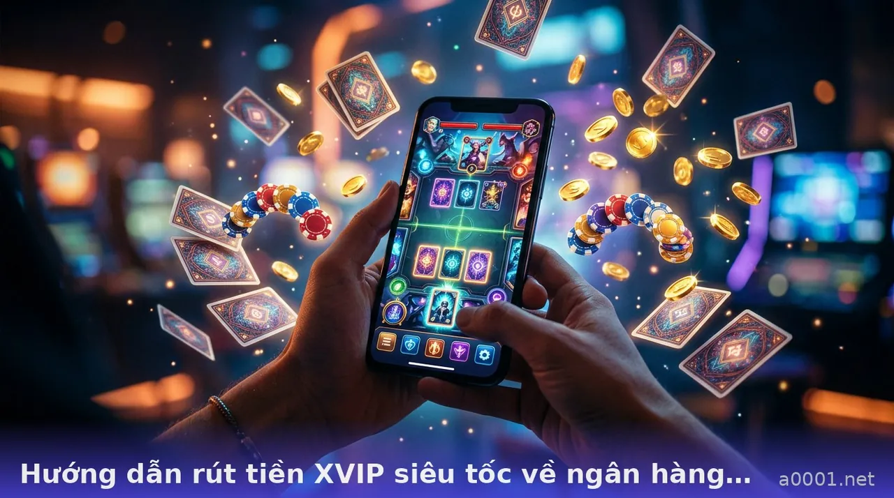 Hướng dẫn rút tiền XVIP siêu tốc về ngân hàng — xvip · ảnh 3