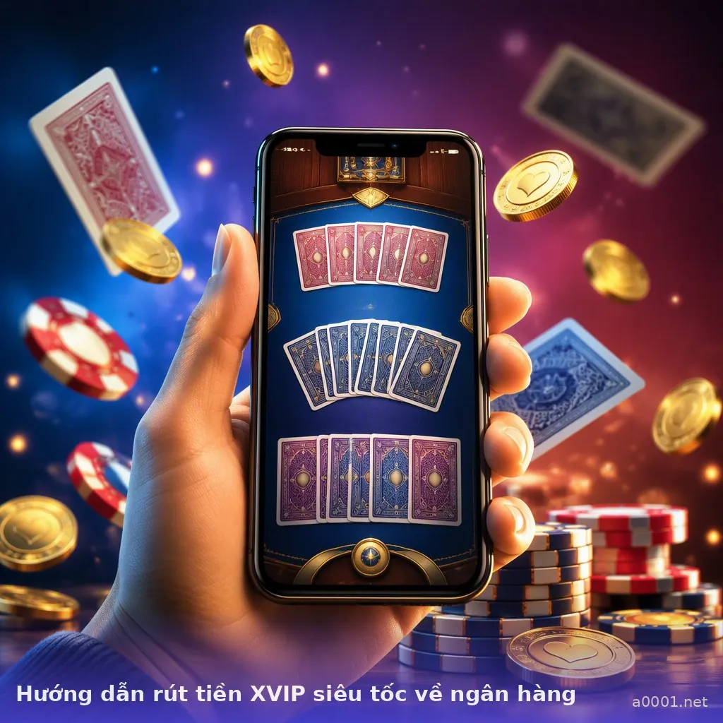 Hướng dẫn rút tiền XVIP siêu tốc về ngân hàng