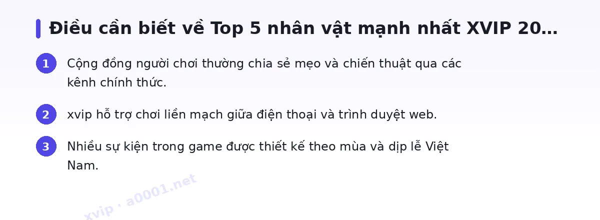 Những điều cần biết về xvip