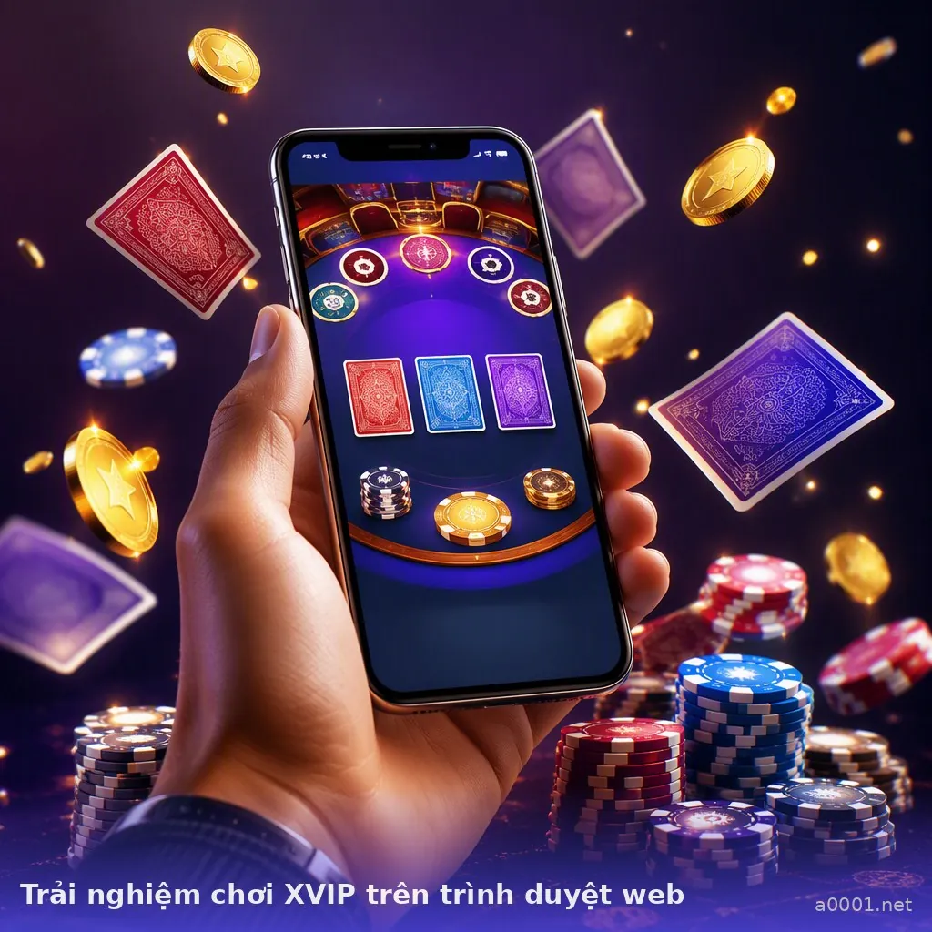 Trải nghiệm chơi XVIP trên trình duyệt web