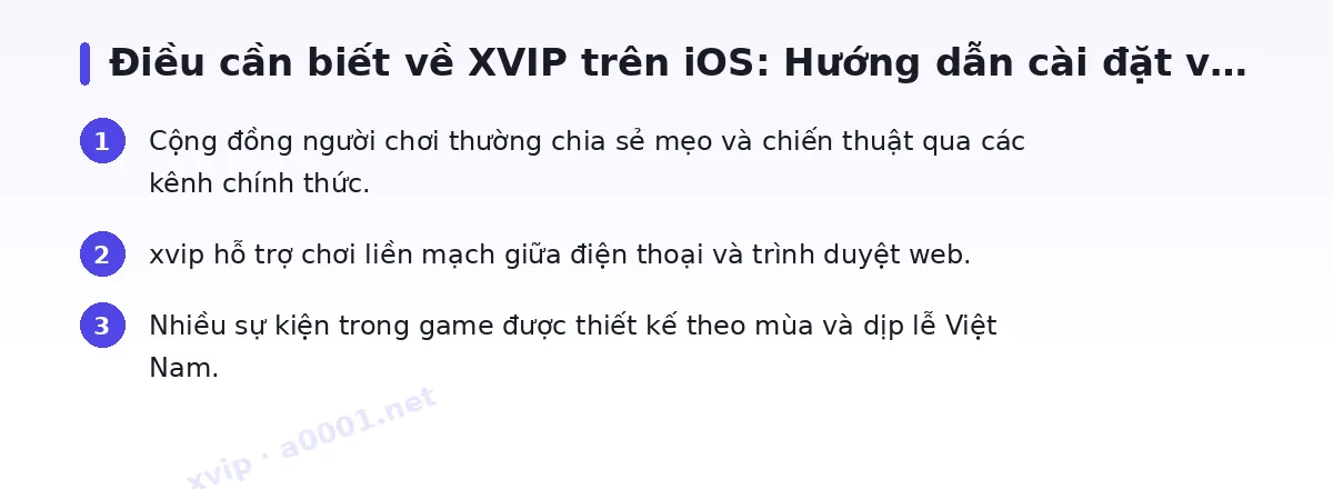 Những điều cần biết về xvip